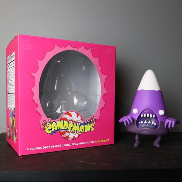 ALEX PARDEE CANDEMON CORNELIUS PURPLE GRIMACING EDITION - Picture 1 of 4